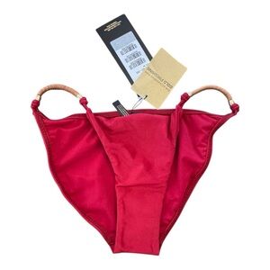 Vix Elis Detail Full Bottom in Red NWT